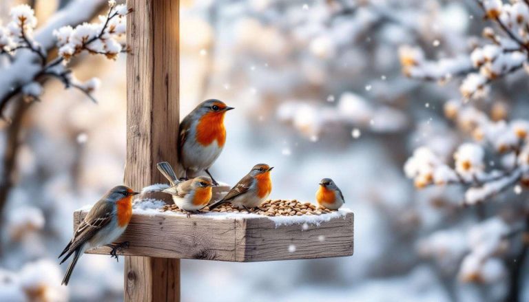 Un ornitologo rivela quale cibo economico attira gli uccelli ogni mattina a gennaio