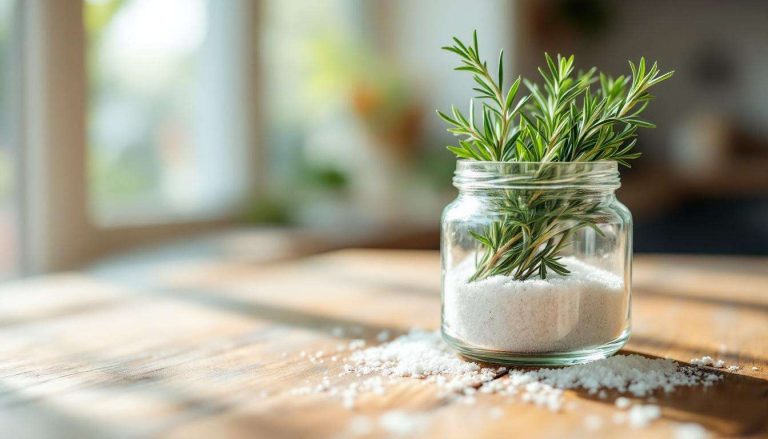 Né profumatori né deodoranti, questo barattolo con rosmarino e sale grosso profuma casa