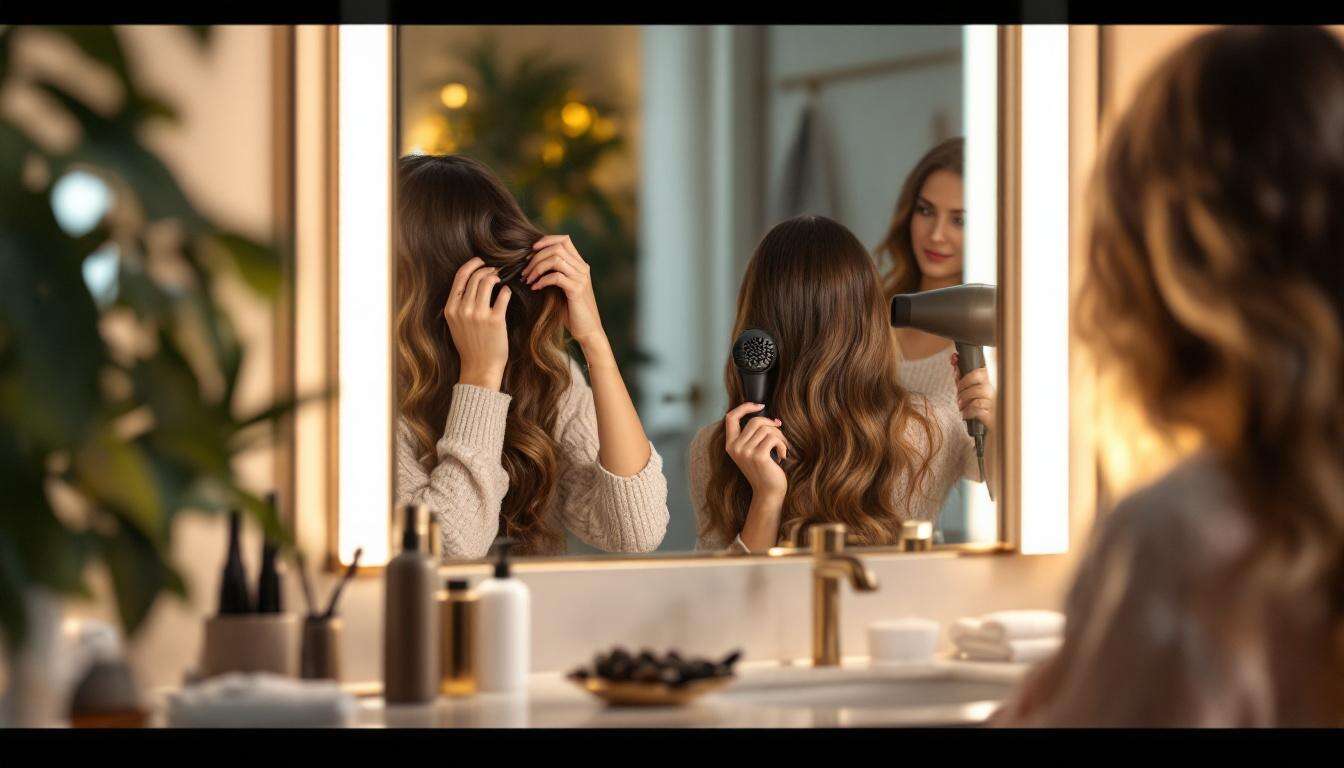 Capelli perfetti a casa: segui questi passaggi per una piega da salone senza uscire di casa